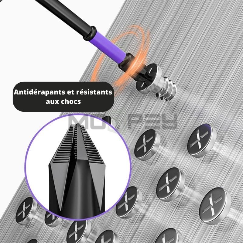 Magnetiske PH2-skrutrekkerbits - sklisikre, rustfrie og svært slitesterke (25-150 mm)