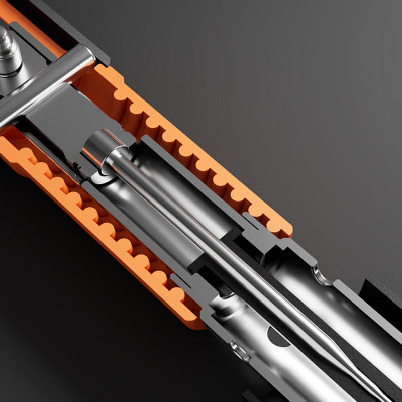 Batteridrevet 3-i-1 festepistol + 100 betongspiker