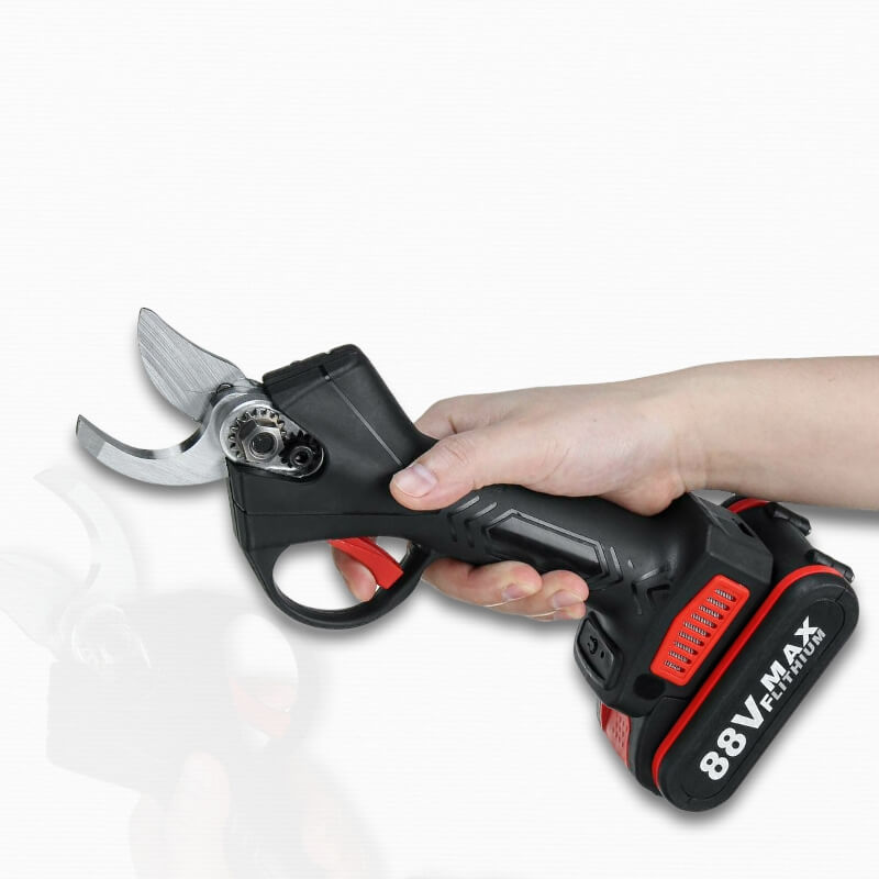 Cordless Electric Pruning Shears 88V – Brushless Motor, SK5 Steel Blade & Safety Mode