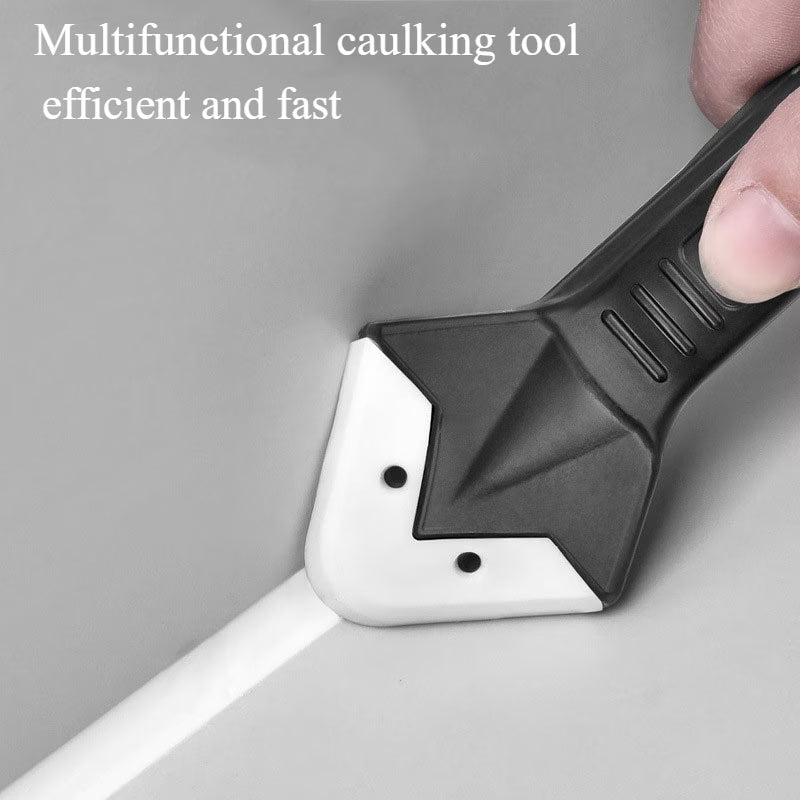 6-Piece Multifunctional Caulk and Scraper Tool Set