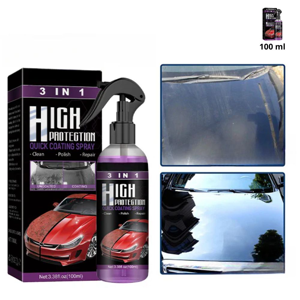 3 i 1 Spray för snabb lackering av bilar med högt skydd